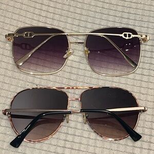 2 pair of sunglasses from Aldo, with case